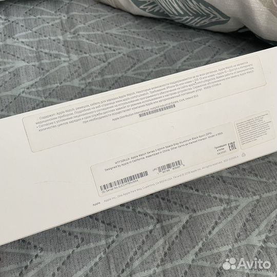 Коробка от apple watch 3 с оригинальным ремнем