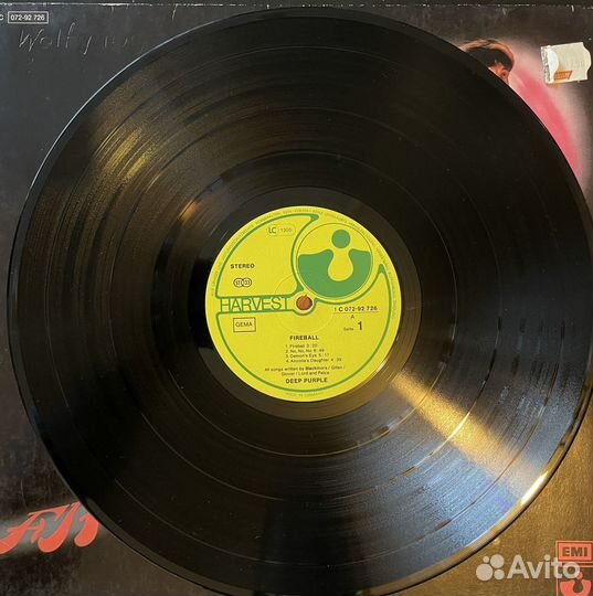 Deep Purple Fireball виниловая пластинка