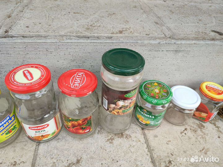 Банки стеклянные разные