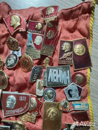 Значки СССР ленин