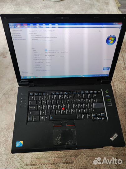 Ноутбук Lenovo thinkpad SL510