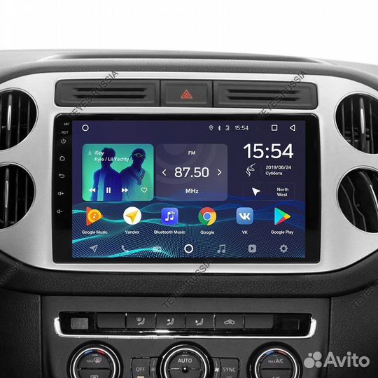 Магнитола Android Volkswagen Tiguan 2008-2016