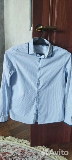 Рубашка школьная 164 170 для мальчика