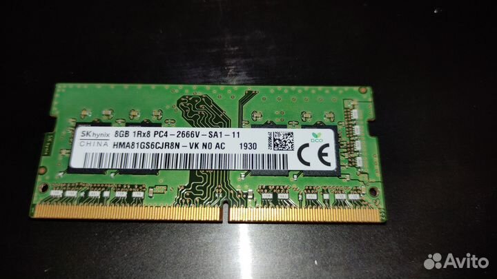 SO dimm 8GB DDR4 Оперативная память для ноутбука