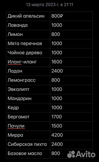 Эфирные масла doterra