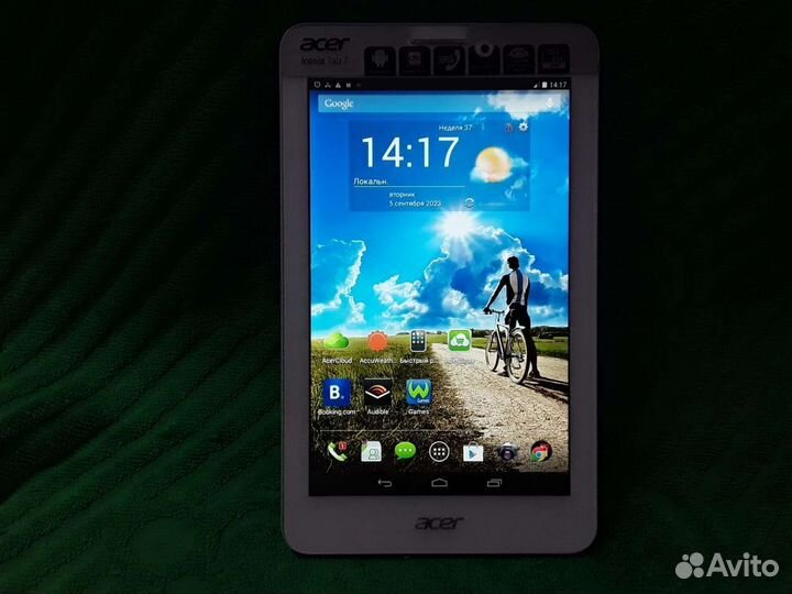 Планшет Acer Iconia Tab7 Новый с чехлом