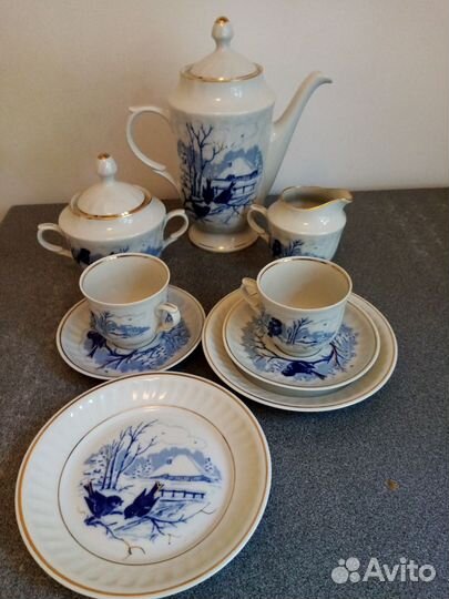 Кофейный набор из фарфора