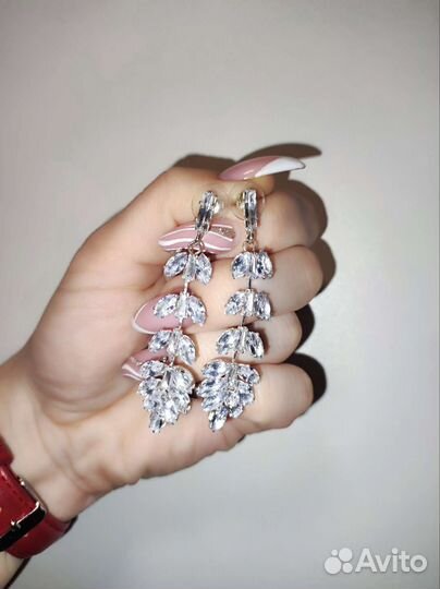 Свадебные серьги