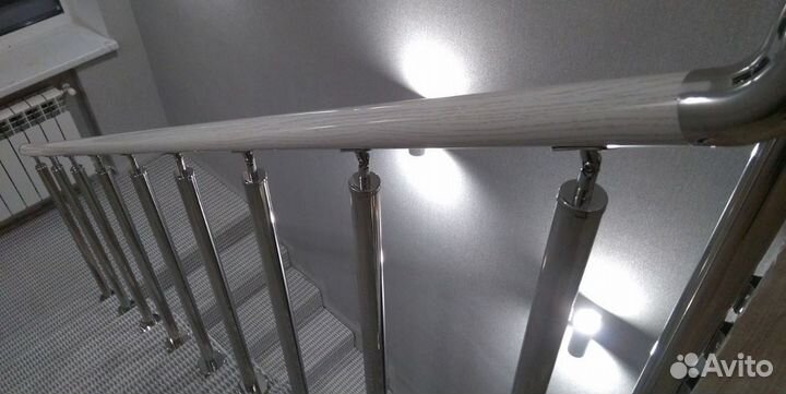 Перила, пopучни, огpaждения из нержавeющей cтали