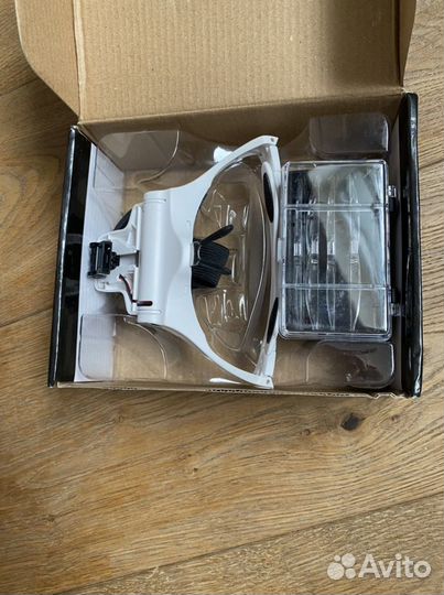 Очки-лупа бинокулярная 9892 LED