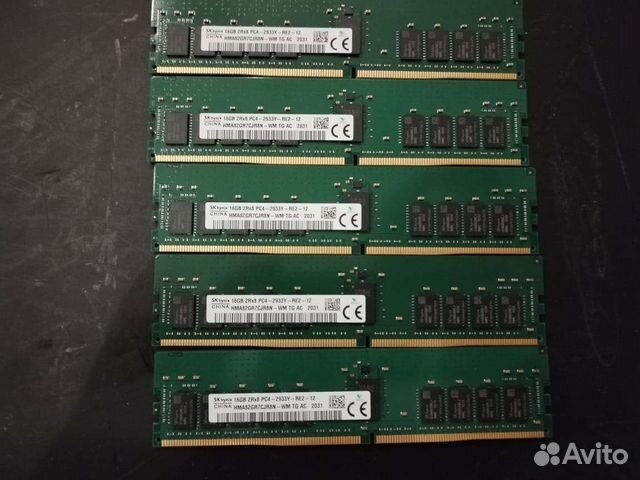 Оперативная память 32 Гб и 16 Гб