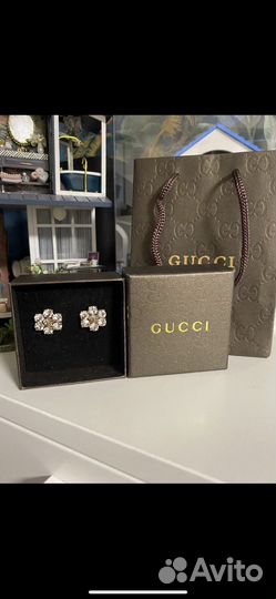 Серьги gucci