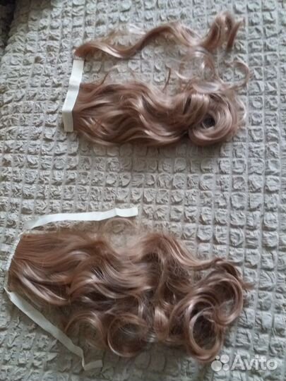 Шиньон светло-русый