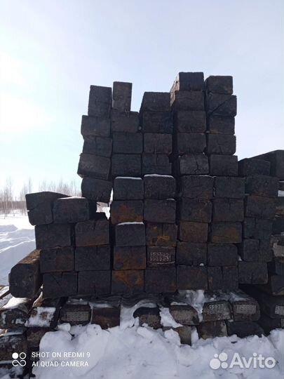Шпалы деревянные б/у