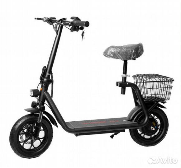 Электросамокат kugoo C1 plus jilong с сиденьем