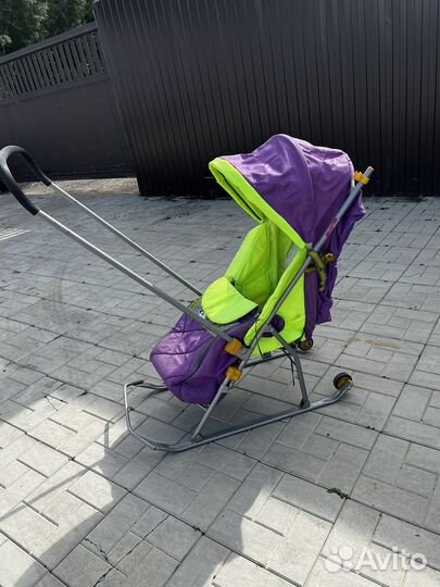 Коляска санки