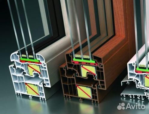 Пластиковое окно с ламинацией