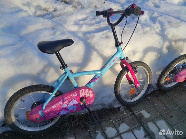 Детский велосипед btwin 16 бу