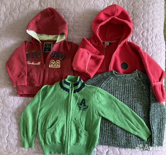 Кофты и толстовка на возраст 1-2 года