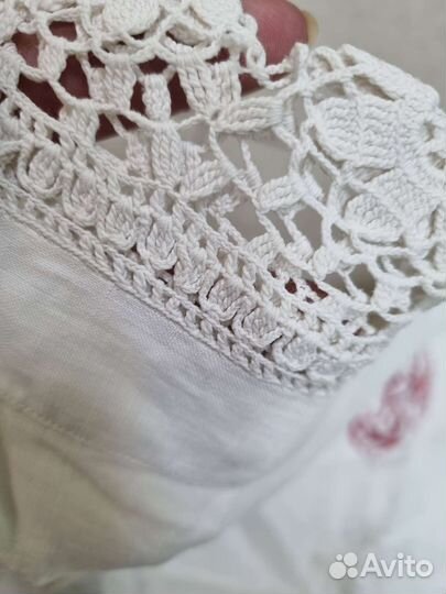 Старинная наволочка, ручная работа