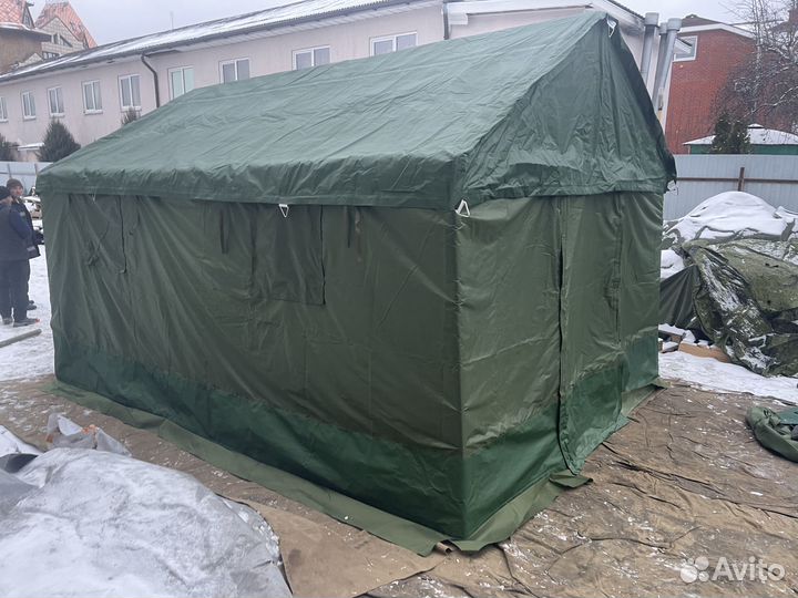 Армейская палатка в поход на отдых