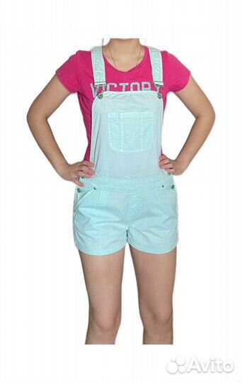Женский комбинезон мятного цвета 42 размер