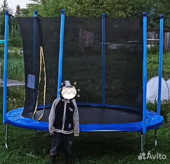 Батут с сеткой