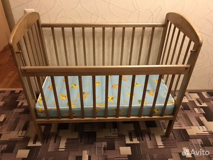 Детская кроватка мой малыш-9 и матрасик