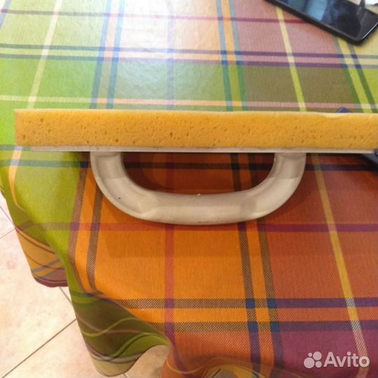 Терка с губкой, резина, войлок