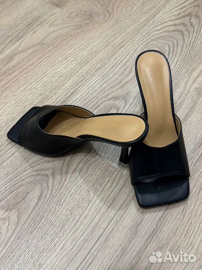Мюли на каблуке 38