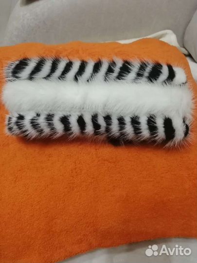 Повязка на голову из норки