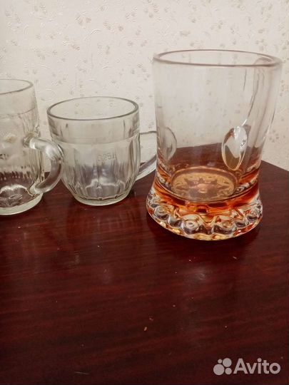 Пивные кружки ссср-0,5и(0,25) редкость