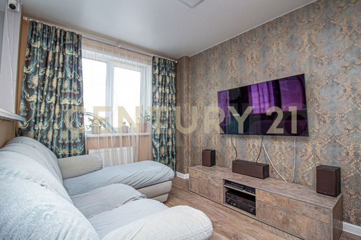 3-к. квартира, 57,1 м², 3/16 эт.