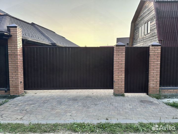 Откатные ворота с установкой и доставкой