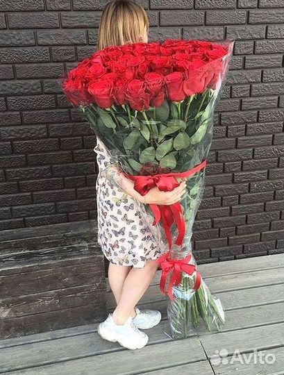 Букет роз 101 роза 51 роза