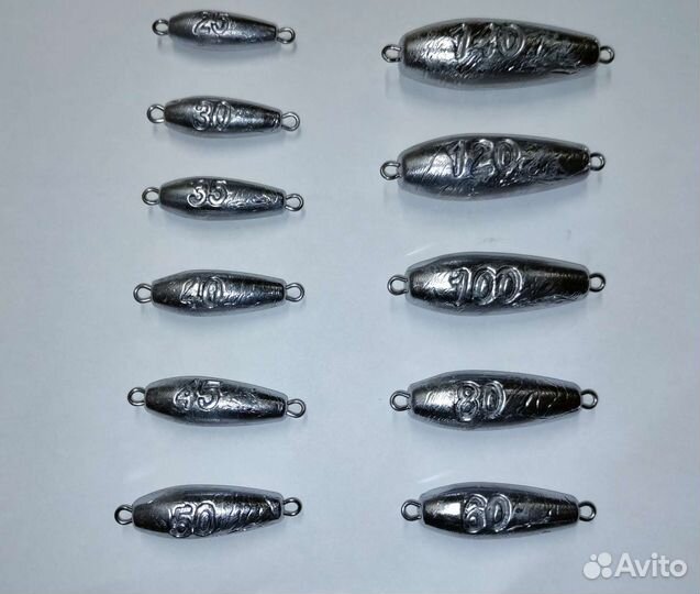 Рыболовный груз: пирамида, гриппа, горизонт и др