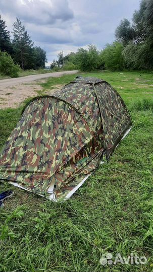 Палатка туристическая 2 местная с тамбуром