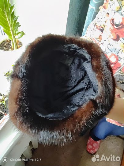 Норковая шапка женская