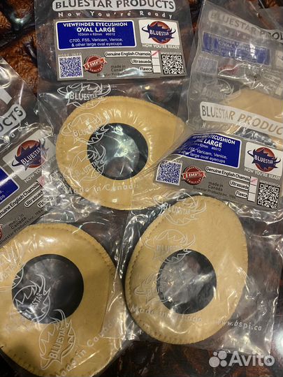 Наглазник oval large замша, желтый