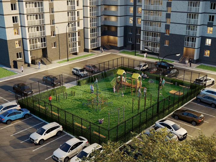 2-к. квартира, 61,1 м², 3/10 эт.