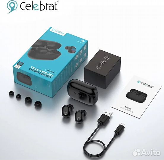 Беспроводные наушники Celebrat TWS-W7