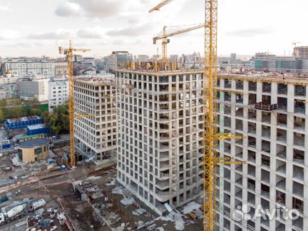 Ход строительства Комплекс апартаментов Slava 3 квартал 2021