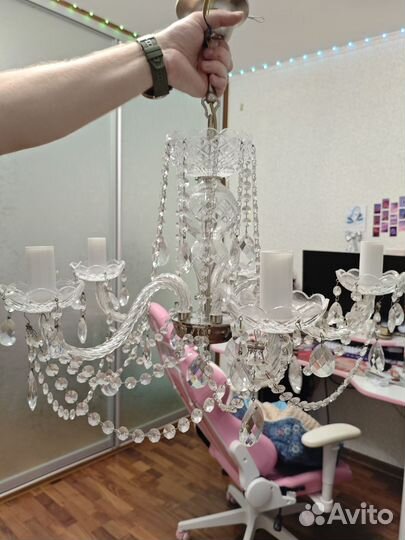 Люстра потолочная подвесная бу