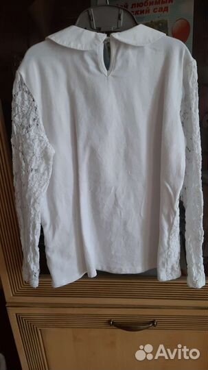 Блузка школьная 128