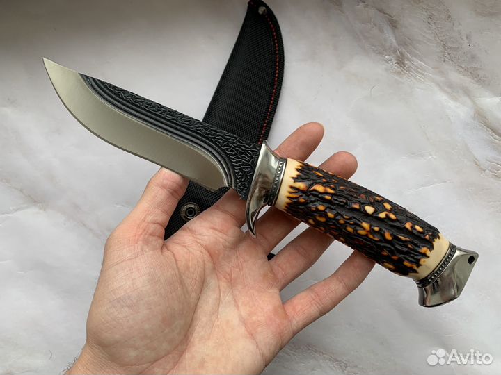 Нж охотничий из стали (подарок на 23 Февраля)