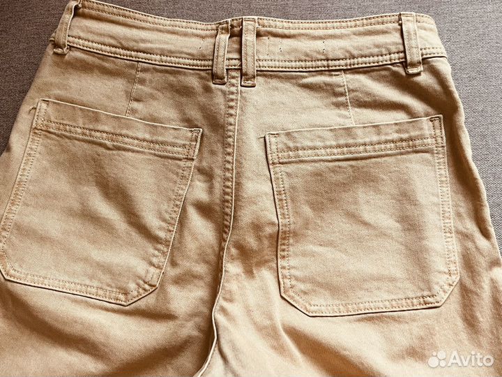 Джинсы широкие 38 размер Mango