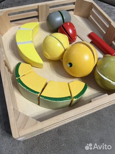 Нарезка фрукты melissa&doug дерево набор