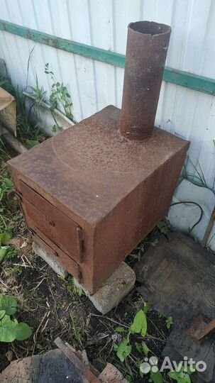 Печь буржуйка чугунная