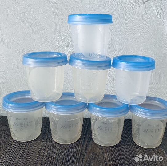 Контейнеры для хранения грудного молока Авент