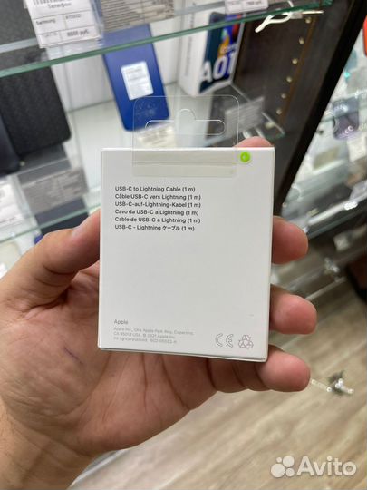 Кабель Apple USB-C/Lightning Cable, 1m (MM0A3)